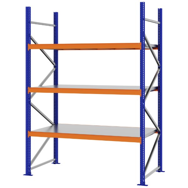 Enzianblau / Orange